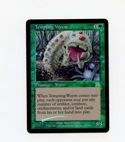 Tempting Wurm Onslaught FOIL NM- Magic the Gathering - Image 1