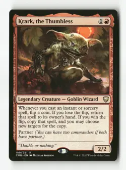 Krark, the Thumbless - Commander Legends - #189 - Non-Foil - NM - MTG - Image 1