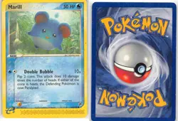 Marill 68/100 Common Sandstorm Pokemon LP - Image 3