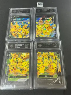 Pikachu V-union Promo 109/S-P - 112/S-P Combination Set - Pokemon Card Grade10 - Image 1