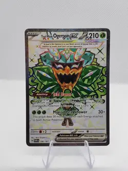 Pokemon Teal Mask Ogerpon ex 190/167 Sv06: Twilight Masquerade Full Art Holo - Image 1
