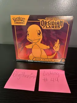 1 SEALED Pokemon Scarlet & Violet 3: Obsidian Flames Elite Trainer Box - Image 1
