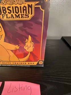 1 SEALED Pokemon Scarlet & Violet 3: Obsidian Flames Elite Trainer Box - Image 5