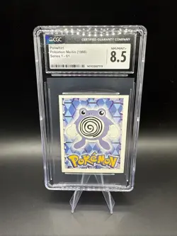 Pokemon Poliwhirl #61 CGC 8 – 1998 Merlin Series - Image 1