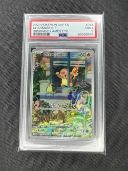 2023 Pokemon Scarlet & Violet Obsidian Flames Charmander #044 Promo PSA 9 Mint - Image 1