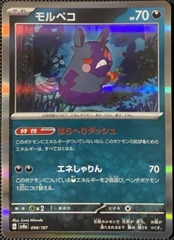 Morpeko 098/187 Sv8a: Terastal Fest Ex Holo (Japanese) Pokemon Card - Image 1
