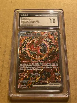 Pokemon Oricorio EX 024 Promo Mega Charizard EX UPC CGC 10 Gem Mint - Image 1