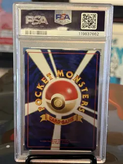 Pokemon TCG 1996 Alakazam Expansion Pack 065 Holo Rare Japanese PSA 8 - Image 2