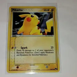 Pokemon Pikachu Common Lightning POP Series 4 013/017 50 HP Holo 2006 - Image 1
