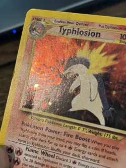 Typhlosion Holo - Pokemon 2000 Neo Genesis #18 VG-EX - Image 4
