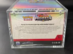 Pokemon SV8.5 Prismatic Evolutions Sealed Booster Bundle Display W/Acrylic Case - Image 3