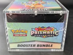 Pokemon SV8.5 Prismatic Evolutions Sealed Booster Bundle Display W/Acrylic Case - Image 5