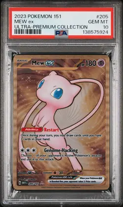 2023 POKEMON 151 ULTRA-PREM COLL #205 MEW EX PSA 10 - Image 1