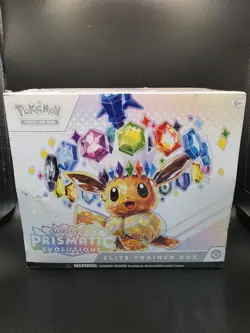 Pokemon Prismatic Evolutions Factory Sealed ETB FAST SHIPPING! Damaged. - Image 1