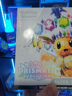 Pokemon Prismatic Evolutions Factory Sealed ETB FAST SHIPPING! Damaged. - Image 2
