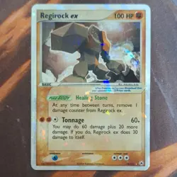 Pokemon Regirock EX Hidden Legends Ultra Rare Holo Basic HP 100 98/101 60+ - Image 1