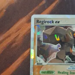 Pokemon Regirock EX Hidden Legends Ultra Rare Holo Basic HP 100 98/101 60+ - Image 2
