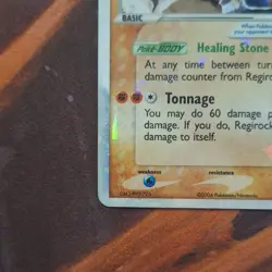 Pokemon Regirock EX Hidden Legends Ultra Rare Holo Basic HP 100 98/101 60+ - Image 5