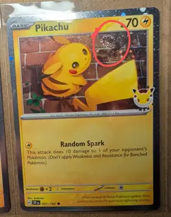 🌪⚡ Pikachu Pokemon Day 2026 Promo STAMPED HOLO w/ SWIRLS – 051/162 ⚡🌪 - Image 3