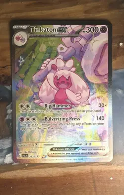 Pokemon Tinkaton ex 262/193 Paldea Evolved Special Illustration Rare SIR -NM- - Image 1