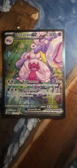 Pokemon Tinkaton ex 262/193 Paldea Evolved Special Illustration Rare SIR -NM- - Image 2
