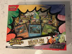Pokemon Ascended Heroes First Partner Deluxe Pin Collection Sealed IN HAND - Image 1