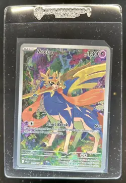 2025 Pokemon Phantasmal Flames Zacian Illustration Rare #100/094 - Image 1