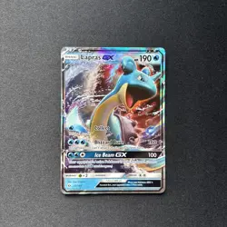 Lapras GX ⭐ 35/149 Holo Rare GX Sun & Moon 2017 Pokemon Near Mint - Image 2