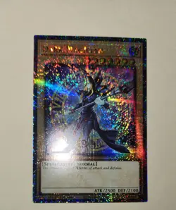 Yugioh! Dark Magician (8th Art) Quarter Century Secret Rare Stampede RA04-EN106 - Image 2