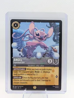 Disney Lorcana Winterspell Angel Experiment 624 191/204 Legendary Non-Foil - Image 1