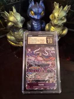 🐉Kaido Winner ST04-003 ~ One Piece Promo Card CGC Pristine / PSA 10 ~ Pop 15✨ - Image 4