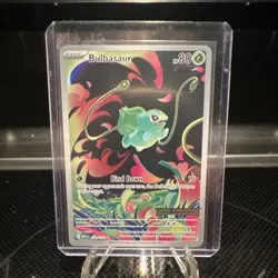 Bulbasaur 133/132 Illustration Rare Secret Pokemon Card NM/M HUGEPotential - Image 1