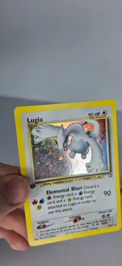 Pokemon Neo Genesis 1st Edition Holo Rare Card Lugia 9/111 - Image 3
