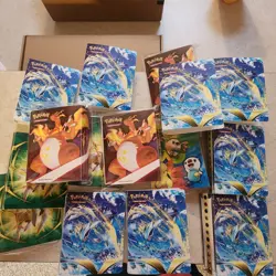 Lot Of 15 Pokemon Mini Portfolio Binder, Card Binders Charizard Lugia Arceus - Image 1