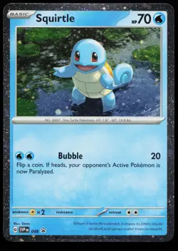 Squirtle 048 Promo SV: Scarlet & Violet Promo Cards Pokemon Card - Image 1