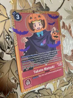 Digimon Card Game Takato Matsuki Halloween Event 2024 BT17-080 AUC - Image 1