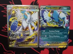 Pokemon Me01: Mega Absol Ex Ultra Rare Full Art Card 161/132 Ultra Rare Mega Evo - Image 2