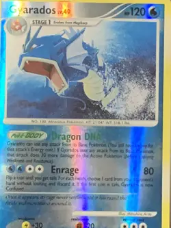 2 Gyarados Reverse Holo + Magikarp + 2 Energy Water Pokemon Cards Dragon DNA - Image 3