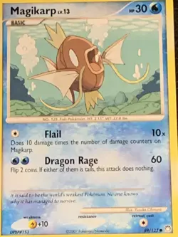 2 Gyarados Reverse Holo + Magikarp + 2 Energy Water Pokemon Cards Dragon DNA - Image 5
