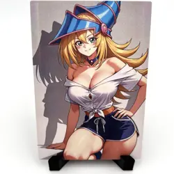 Yu-Gi-Oh! Dark Magician Girl Sexy Anime Waifu Girl Lewd Goddess Story Art Card - Image 1