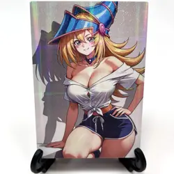Yu-Gi-Oh! Dark Magician Girl Sexy Anime Waifu Girl Lewd Goddess Story Art Card - Image 2