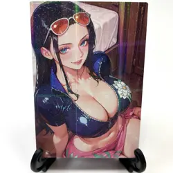 One Piece Nico Robin Sexy Anime Waifu Girl Doujin Lewd Goddess Story Art Card - Image 2