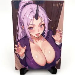 TenSura Shion Sexy Hot Anime Waifu Girl Doujin Lewd Goddess Story Holo Art Card - Image 1