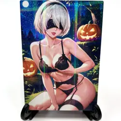 NieR: Automata 2B Sexy Hot Anime Waifu Girl Doujin Lewd Goddess Story Art Card - Image 2
