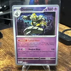 Pokemon TCG Dusknoir Master Ball Pattern Prismatic Card Evolutions 037/131 - Image 1