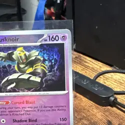 Pokemon TCG Dusknoir Master Ball Pattern Prismatic Card Evolutions 037/131 - Image 2