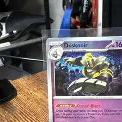 Pokemon TCG Dusknoir Master Ball Pattern Prismatic Card Evolutions 037/131 - Image 3