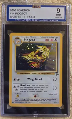 #14 Pidgeot Base Set 2-Holo 2000 Pokemon Card - Image 1