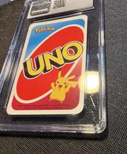 2019 Pokemon Playing Cards Pocket Uno #2 Victini Green CGC 9 - Image 3