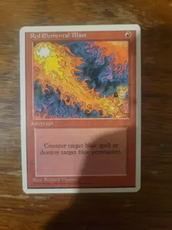 Red Elemental Blast 4th MTG Magic The Gathering Card Vintage Pauper - Image 1